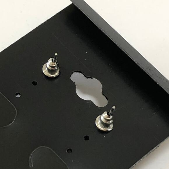 Clear Faceted Rhinestone Cluster Drop Earrings - Picture 8 of 8